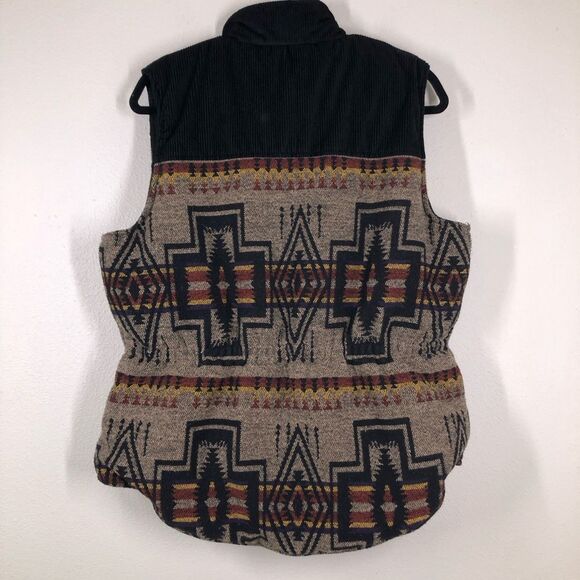Outback Trading Company Southwest Aztec Insulated Maybelle Vest Western Large - Picture 5 of 6